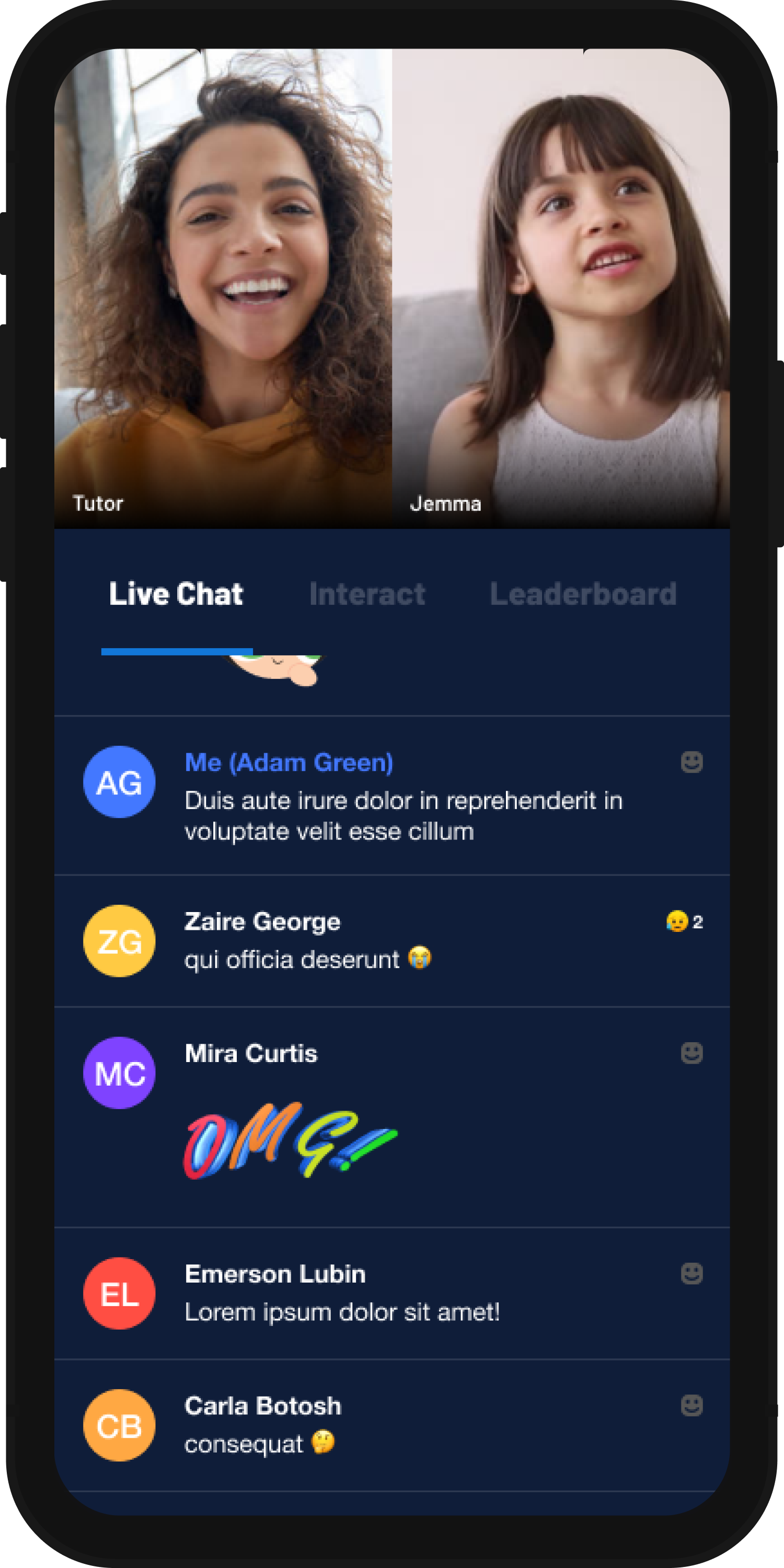 Edu Live chat - mobile-2